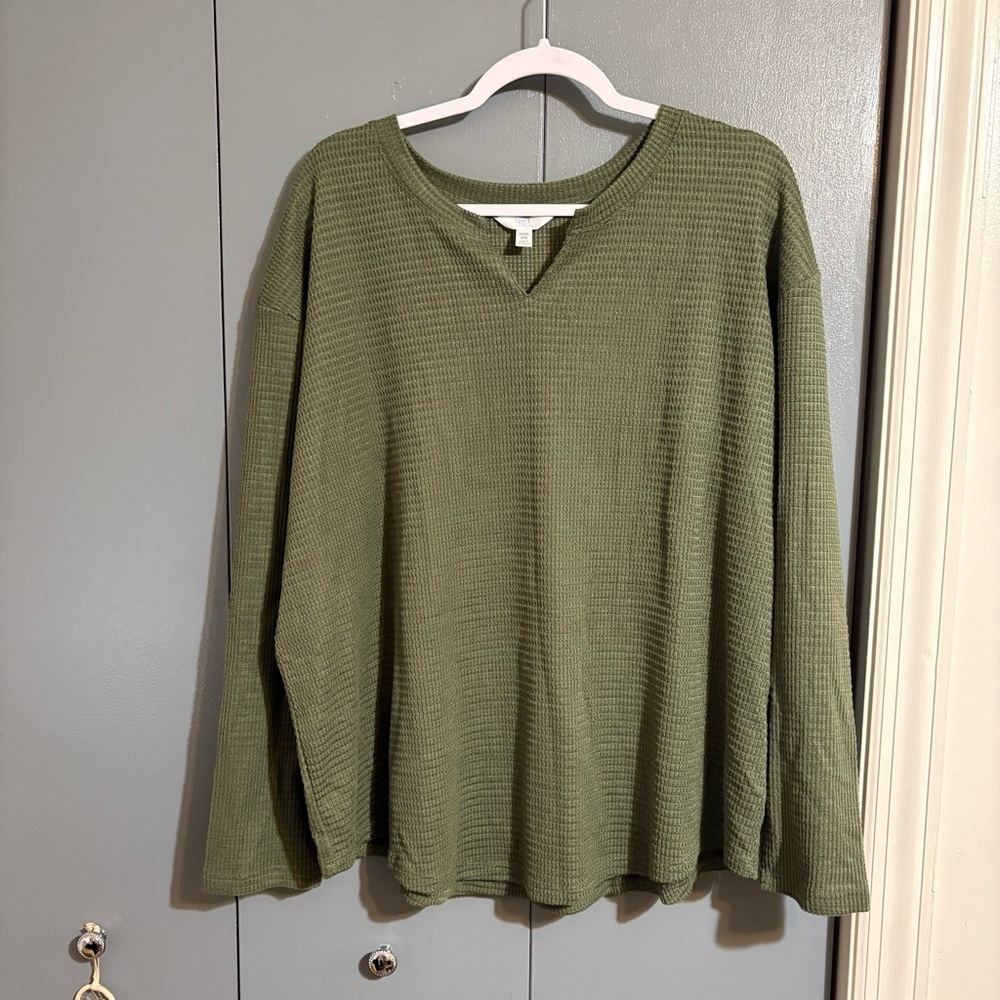 Time and tru XXXL waffle top NWOT